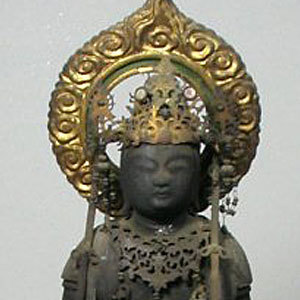 海福寺の聖観世音菩薩立像の写真