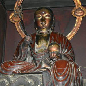 西光寺の地蔵菩薩半跏坐像の写真